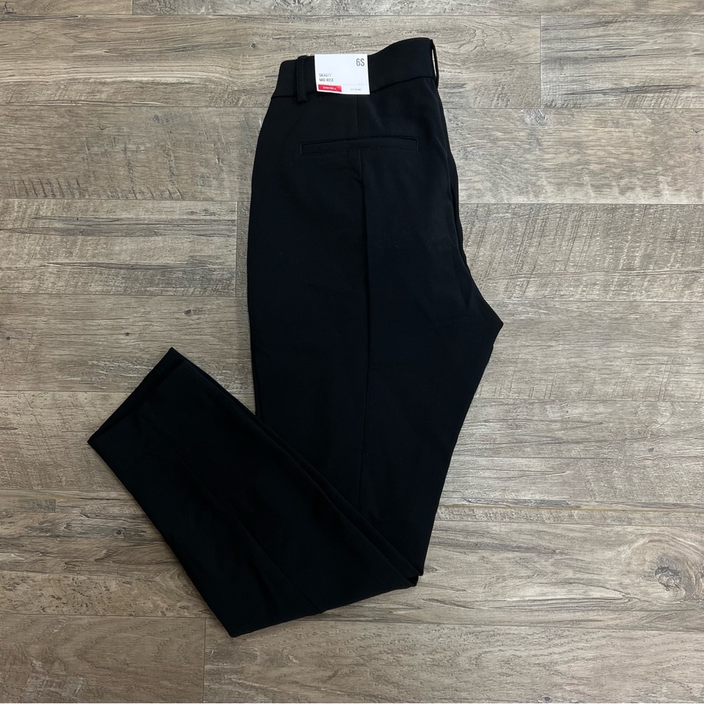 Express Mid Rise Skinny Stretch Dress Pants